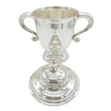 Irish George II Large Sterling Silver Lidded Trophy Cup Antique 1732 Dublin, Erasmus Cope