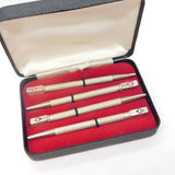 Boxed Sterling Silver Trumps Marker Propelling Pencil Set Vintage 1978 Birmingham