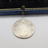 Queen Anne Silver Shilling Coin 1711 Fourth Bust Fair Condition Antique