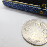 Queen Anne Silver Shilling Coin 1711 Fourth Bust Fair Condition Antique