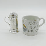 Victorian Sterling Silver Tankard Sugar Caster Antique 1885 London Hukin & Heath