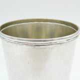 Georgian Indian Colonial Sterling Silver Beaker Cup Antique c1830 Calcutta
