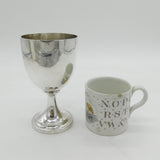 George III Sterling Silver Presentation Chalice Goblet Antique 1816 London