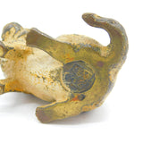 Victorian Cold Painted Bronze Pair of Puppy Dogs Antique c1860 Kitemark