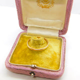 22ct Yellow Gold Wedding Band Ring Antique 1929 Birmingham Size U 1/2 UK