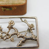 Modernist Sterling Silver Spring Floral Blossom Brooch Vintage c1990 Birmingham