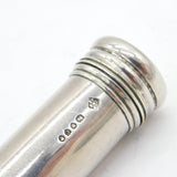 Victorian Sterling Silver Travelling Gents Shaving Brush Antique 1878 London