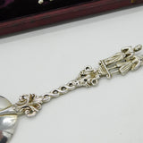 Boxed Victorian Set of Six Sterling Silver Table Spoons Antique 1881 London