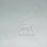 George II Sterling Silver Heraldic Crest Salver Dish Antique 1752 London
