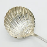 George II Sterling Silver Scallop Shell Form Soup Ladle Antique 1757 London