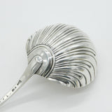 George II Sterling Silver Scallop Shell Form Soup Ladle Antique 1757 London
