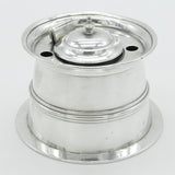 Victorian Sterling Silver Ships Capstan Form Inkwell Antique 1901 Chester