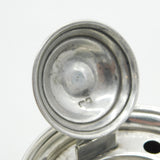 Victorian Sterling Silver Ships Capstan Form Inkwell Antique 1901 Chester