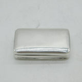 George III Sterling Silver Snuff Box Antique 1779 London Thomas Wallis I