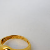 18ct Yellow Gold 2ct Tanzanite Set Dress Ring Vintage c1990 Size M UK