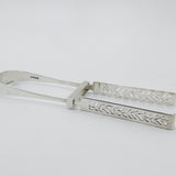 Georgian Sterling Silver Large Asparagus Tongs Antique 1823 London George IV