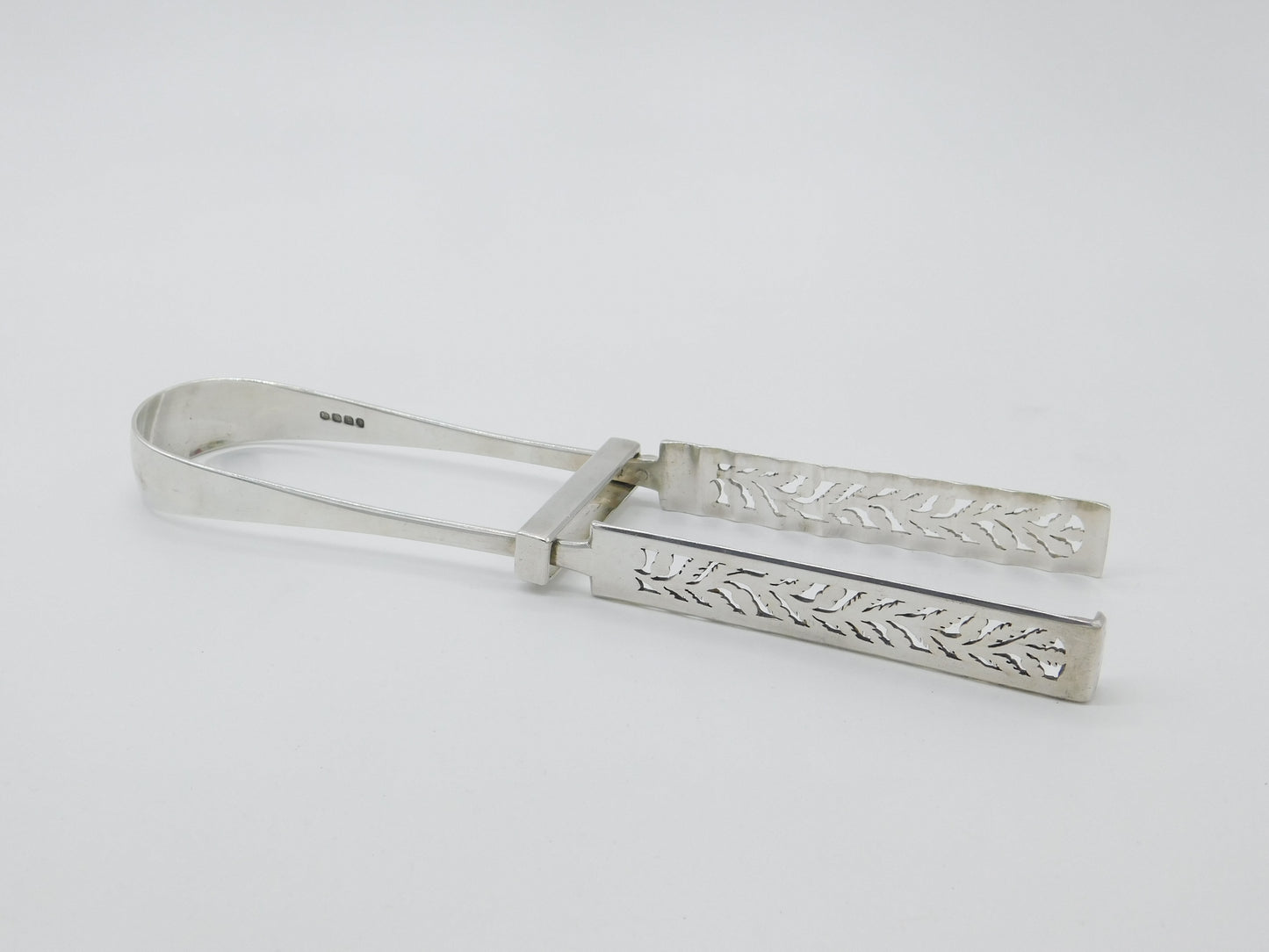 Georgian Sterling Silver Large Asparagus Tongs Antique 1823 London George IV