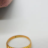 Victorian 9ct Gold & Cabochon Five-Stone Fire Opal Boat Ring c1890 Antique