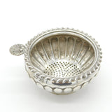 George IV Sterling Silver Gadrooned Wine Strainer Antique 1825 London