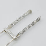 Georgian Sterling Silver Large Asparagus Tongs Antique 1823 London George IV