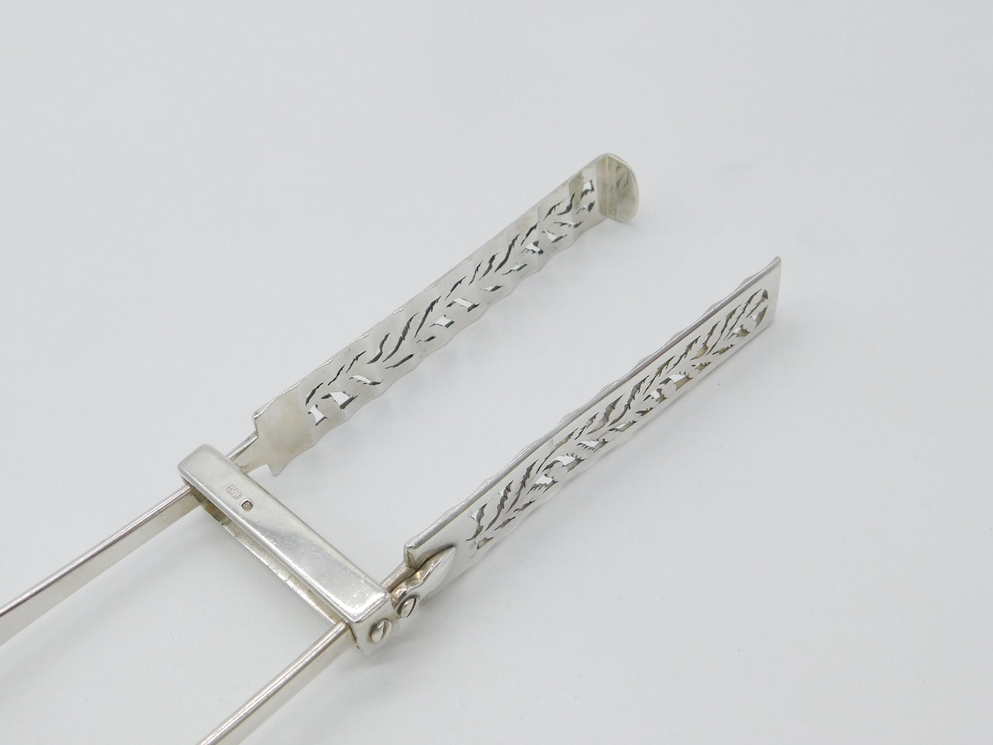 Georgian Sterling Silver Large Asparagus Tongs Antique 1823 London George IV