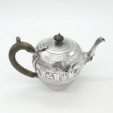 Victorian Sterling Silver 12 Zodiac Signs Teapot 1891 London Charles S. Harris
