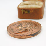 King George IV Copper on Bronze Coronation Medal Antique 1821 Georgian