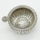 George IV Sterling Silver Gadrooned Wine Strainer Antique 1825 London