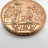 King George IV Copper on Bronze Coronation Medal Antique 1821 Georgian