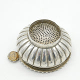 George IV Sterling Silver Gadrooned Wine Strainer Antique 1825 London