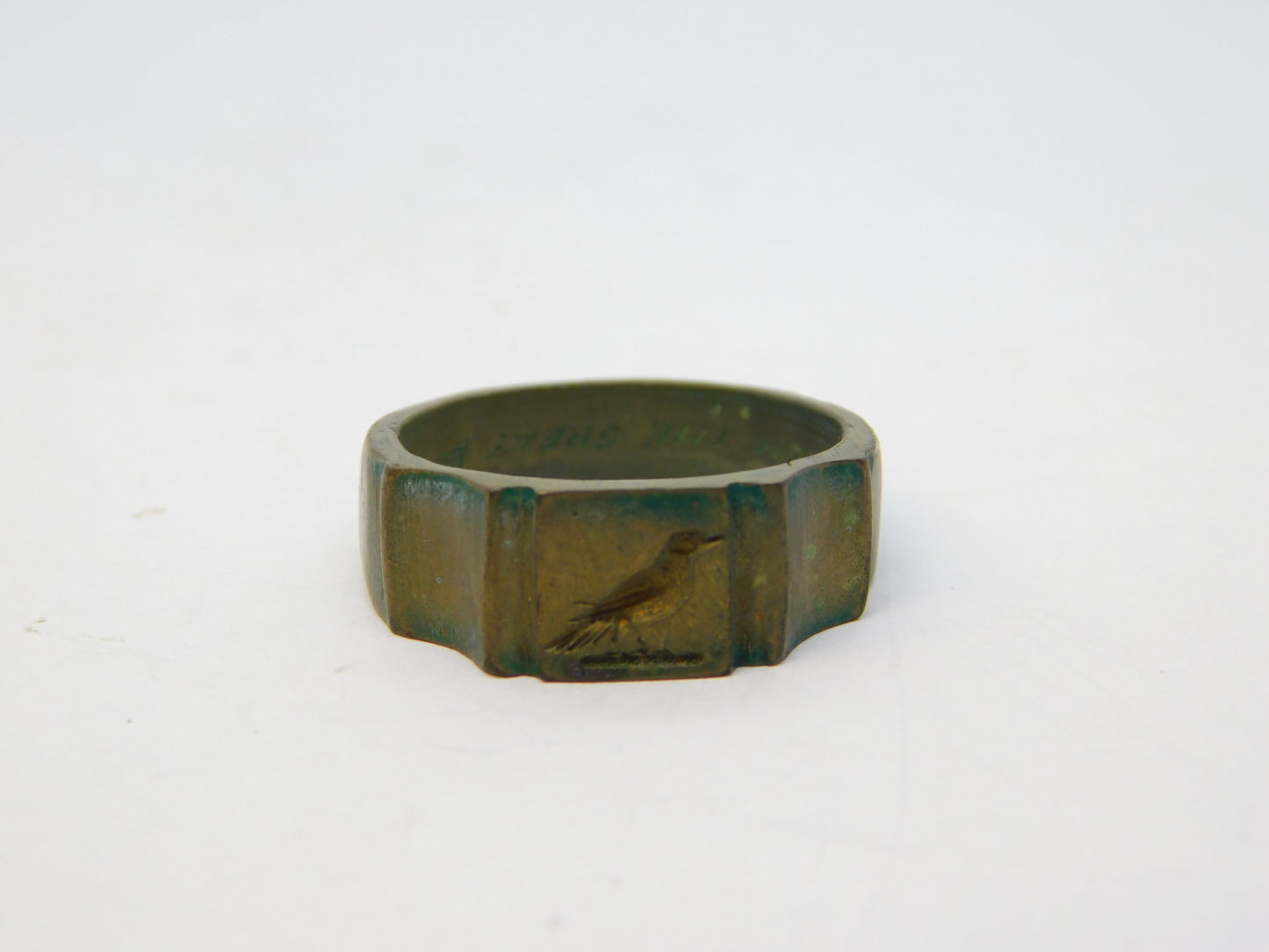Victorian Crimean War Bronze Ring 'Made from the Great Bell of Sebastopool' 1855