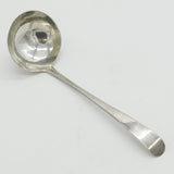 Irish George III Sterling Silver Minimal Ladle Spoon Antique c1770 Dublin
