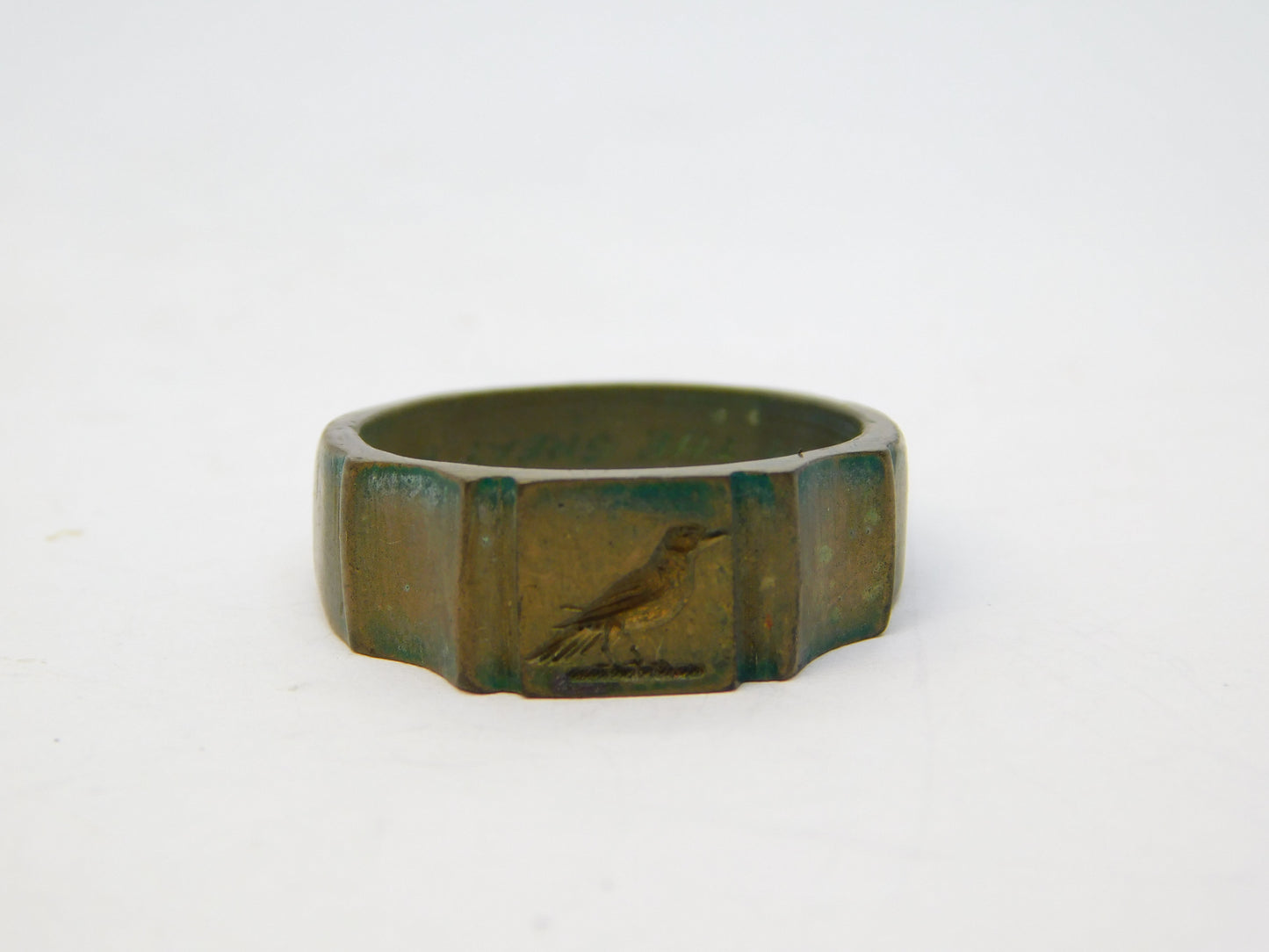 Victorian Crimean War Bronze Ring 'Made from the Great Bell of Sebastopool' 1855