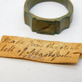 Victorian Crimean War Bronze Ring 'Made from the Great Bell of Sebastopool' 1855