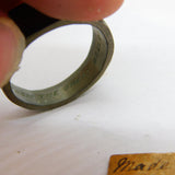 Victorian Crimean War Bronze Ring 'Made from the Great Bell of Sebastopool' 1855
