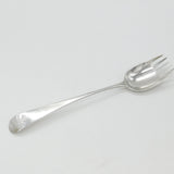 George II Large Sterling Silver Crested Runcible Spoon 1740 London Antique