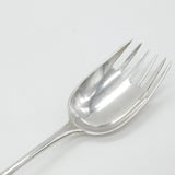 George II Large Sterling Silver Crested Runcible Spoon 1740 London Antique