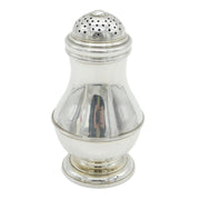 George I Sterling Silver Bun Sugar Caster Antique 1726 London, Edward Gibbon