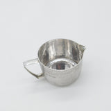 Sterling Silver Modernist Textured Cream Jug Vintage 1978 London D.G