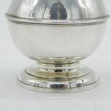 George I Sterling Silver Bun Sugar Caster Antique 1726 London, Edward Gibbon