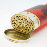Victorian Sampson Mordan Sterling Silver Vinaigrette Scent Bottle Antique 1847 London