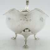 George III Sterling Silver Sauce Boat Antique 1800 London, John Emes