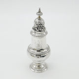 George II Sterling Silver Large Crested Muffineer Sugar Caster 1759 London