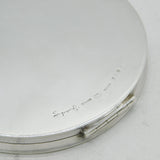 Georg Jensen Sterling Silver Mirror Compact by Sigvard Bernadotte 278AA