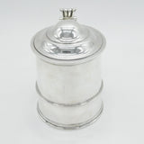 Garrards Victorian Sterling Silver Lidded Tankard Antique 1872 London