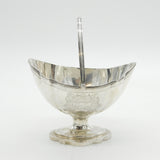 George III Sterling Silver Pedestal Swing Handle Basket Antique 1797 London