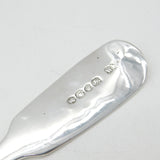 Early Victorian Sterling Silver Berry Pattern Serving Spoon 1838 London Antique
