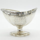 George III Sterling Silver Pedestal Swing Handle Basket Antique 1797 London