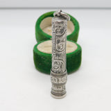Victorian Sampson Mordan Sterling Silver Propelling Pencil Fob Antique 1900