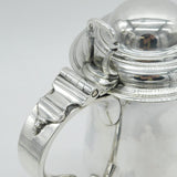 George II Sterling Silver Large Lidded Tankard Antique 1758 London